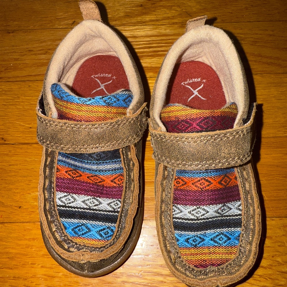 Twisted X Kids' Colorful Patterned Moccasins